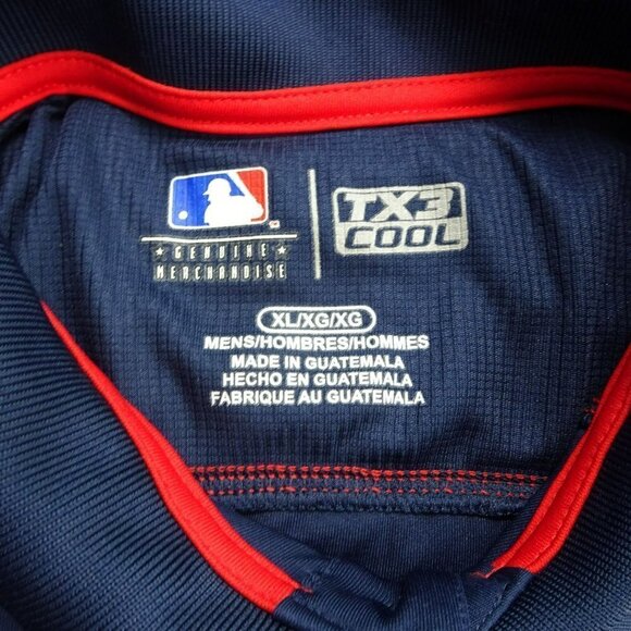 MLB Boston Red Sox Blue Polo TX3 Cool T-Shirt Size XL - Picture 3 of 6